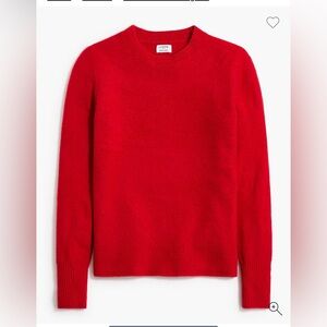 JCrew Extra Soft Crewneck Sweater Cherry Red